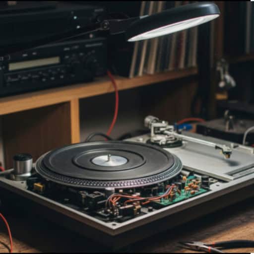 Deck512x512 HiFi Deck With Shining Spotlight